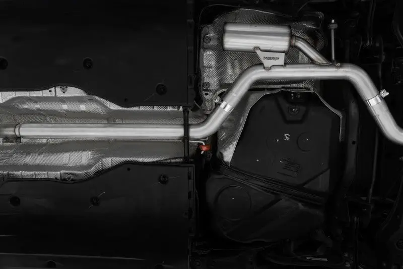 Mbrp 2022 Vw Jetta Gli 2.0 Tsi 3In Cat Back T304 Ss 2.5In Dual Split Rear W/ Carbon Fiber Tips 2