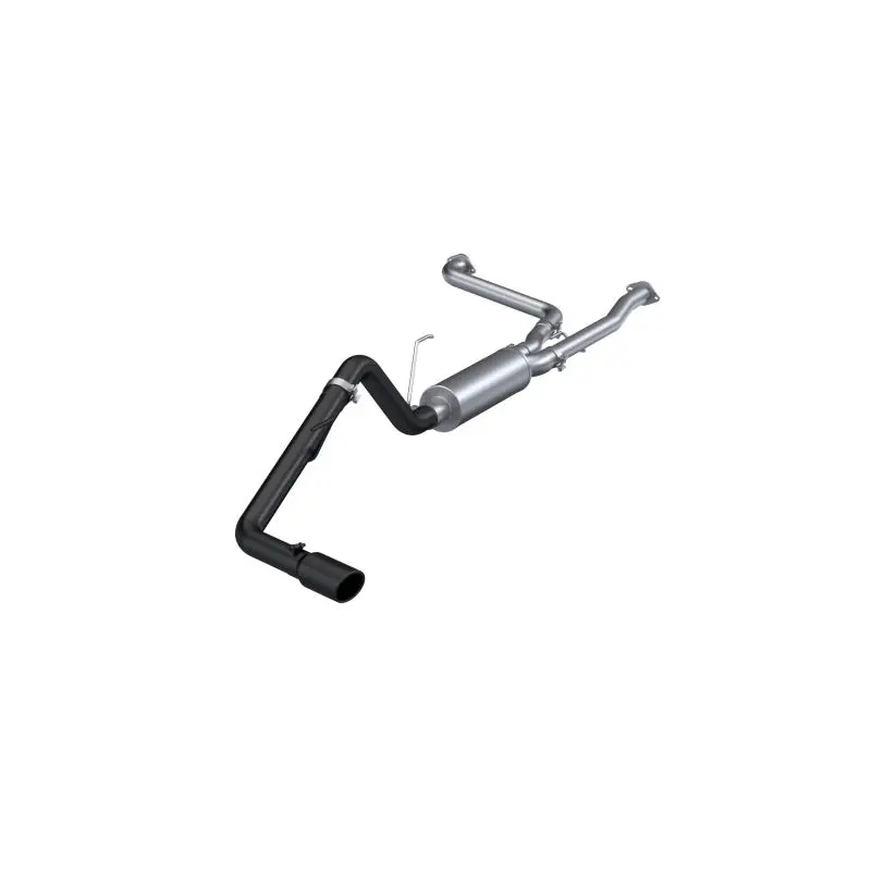 Mbrp 22-23 Nissan Frontier 3.8L 3In Tip 3In Cat Back Single Side Exit  Street Profile - Black Coated 1