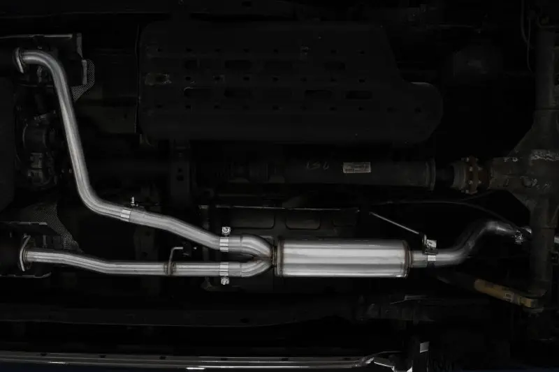 Mbrp 22-23 Nissan Frontier 3.8L 3In Tip 3In Cat Back Single Side Exit Street Profile - Black Coated 2
