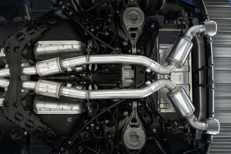 Mbrp 23-24 Nissan Z 3.0L Armor Pro T304 Stainless Steel 3In Cat-Back Dual Rear Exit W/ 5In Od Cf Tip 2