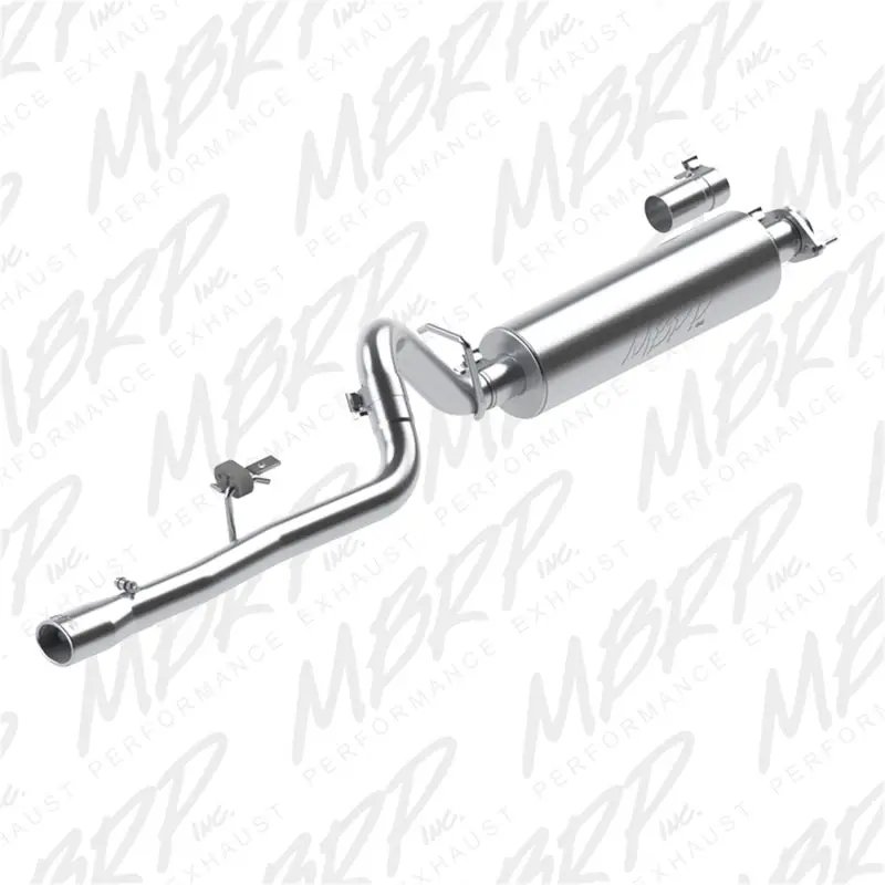 Mbrp 86-00 Jeep 2.5L Cherokee 2.5In Cat Back Single T409 2