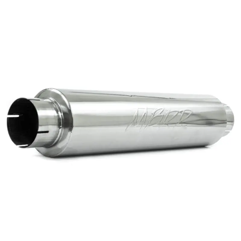 Mbrp Universal Quiet Tone Muffler 4In Inlet/Outlet 24In Body 6In Dia 30In Overall T409 1