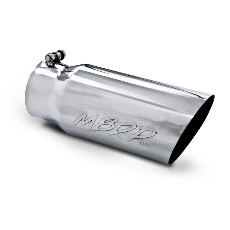 Mbrp Universal Tip 5 O.D. Angled Single Walled 4 Inlet 12 Length 1