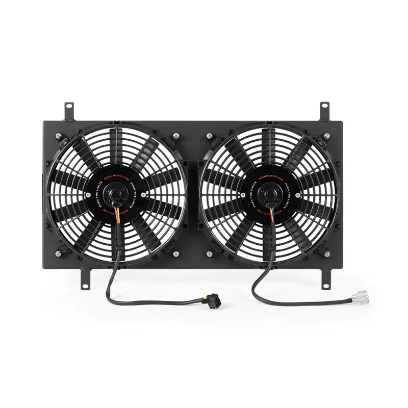 Mishimoto 90-97 Mazda Miata Aluminum Fan Shroud Kit - Black 1