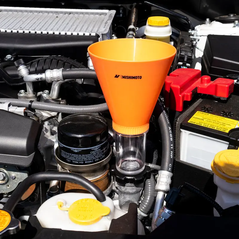 Mishimoto Screw On Oil Funnel Subaru Kit 2