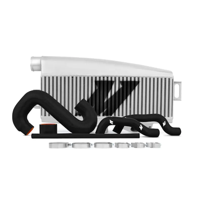 Mishimoto Subaru 02-07 Wrx/04-07 Sti Top-Mount Intercooler Kit - Silver/Black Hoses - Not For Irhd 2