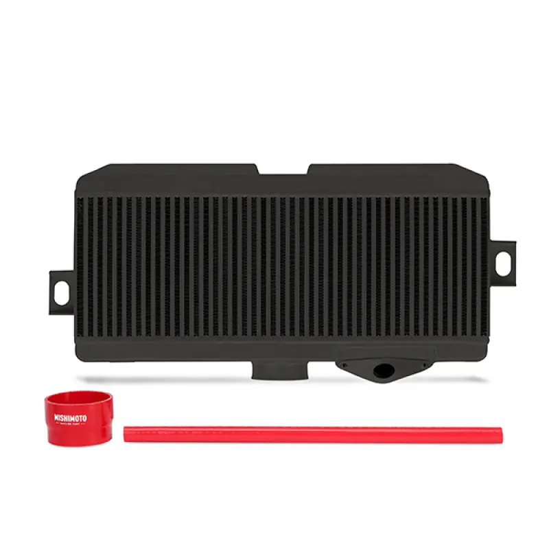 Mishimoto Subaru 08-15 Wrx Sti Top-Mount Intercooler Kit - Powder Coated Black & Red Hoses 2