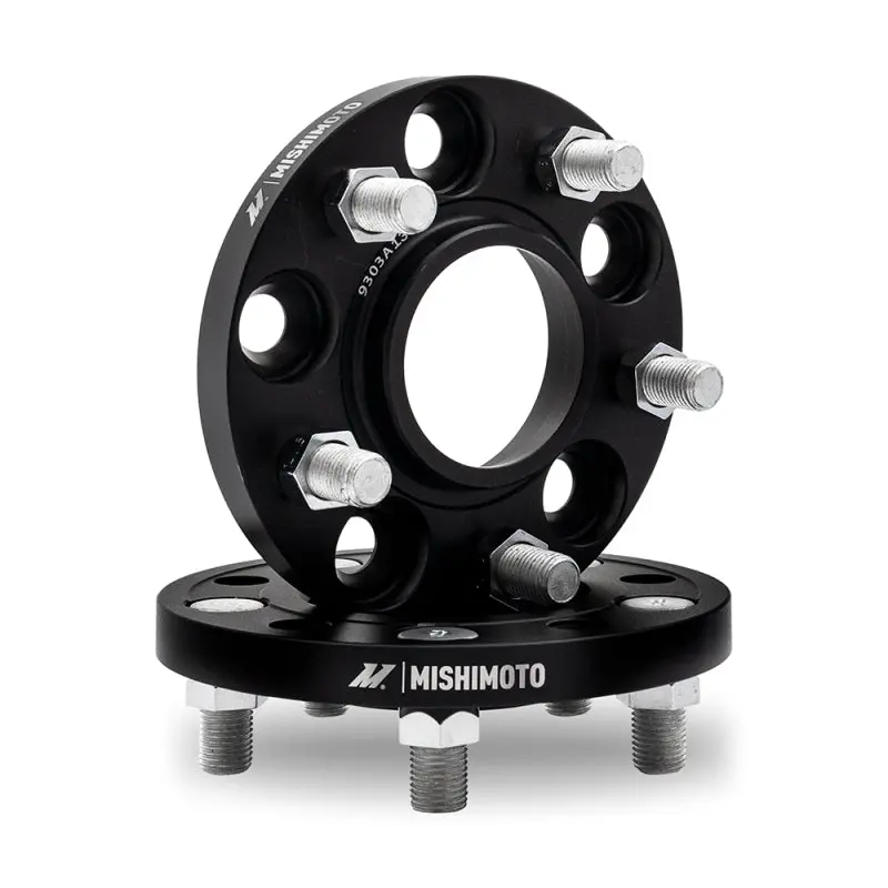 Mishimoto Wheel Spacers - 5X114.3 - 60.1 - 25 - M12 - Black 1