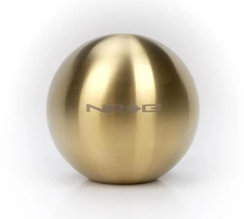 Nrg Chrome Gold Titanium Round Shifter Heavy Weight 1