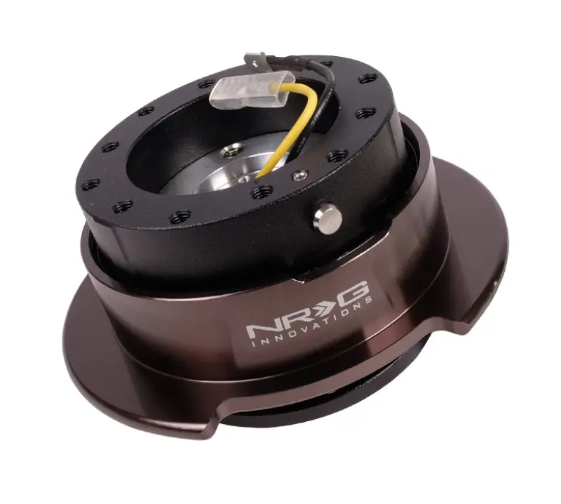 Nrg Quick Release Kit Gen 2.5 - Black / Black Chrome Ring 1