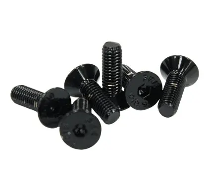 Nrg Steering Wheel Screw Upgrade Kit (Conical) - Black Sws-100Bk-1 1