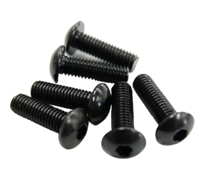 Nrg Steering Wheel Screw Upgrade Kit (Flat) - Black  Sws-100Bk 1