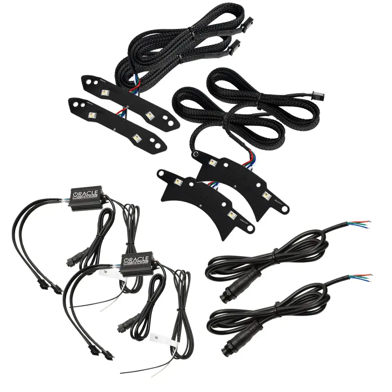 Oracle 15-21 Dodge Challenger Rgb+W Headlight Drl Upgrade Kit - Colorshift+W 1