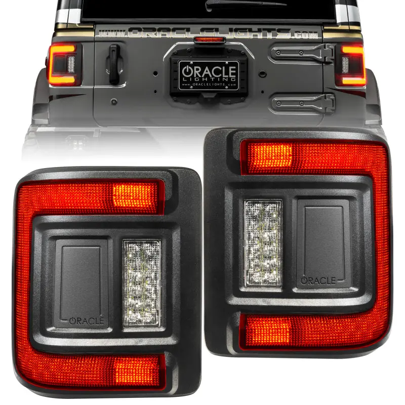 Oracle 2018+ Jeep Wrangler Rubicon/Sport Led Flush Mount Tail Light - Tinted 1