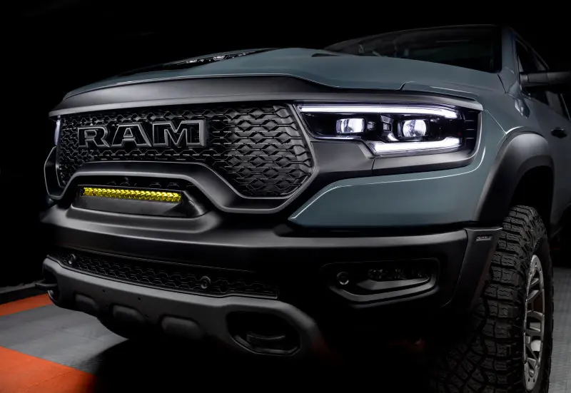 Oracle Lighting 19-22 Ram Rebel/Trx Front Bumper Flush Led Light Bar System - Yellow 2