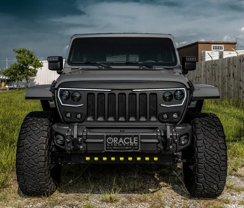 Oracle Lighting 2019+ Jeep Wrangler Jl Skid Plate W/ Integrated Led Emitters - Clear 2