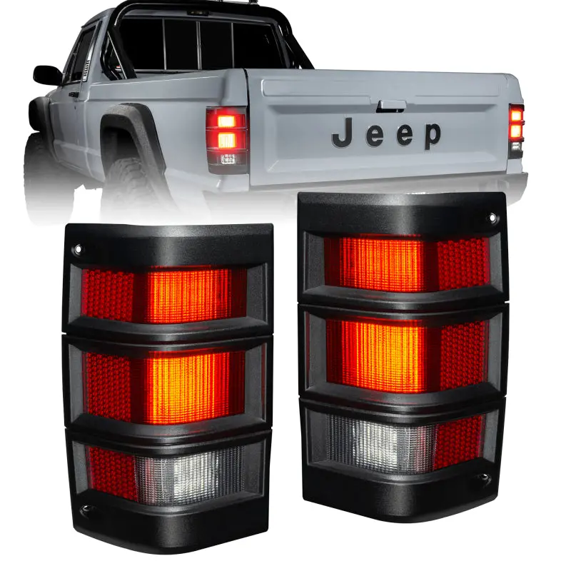 Oracle Lighting Jeep Comanche Mj Led Tail Lights - Standard Red Lens 1