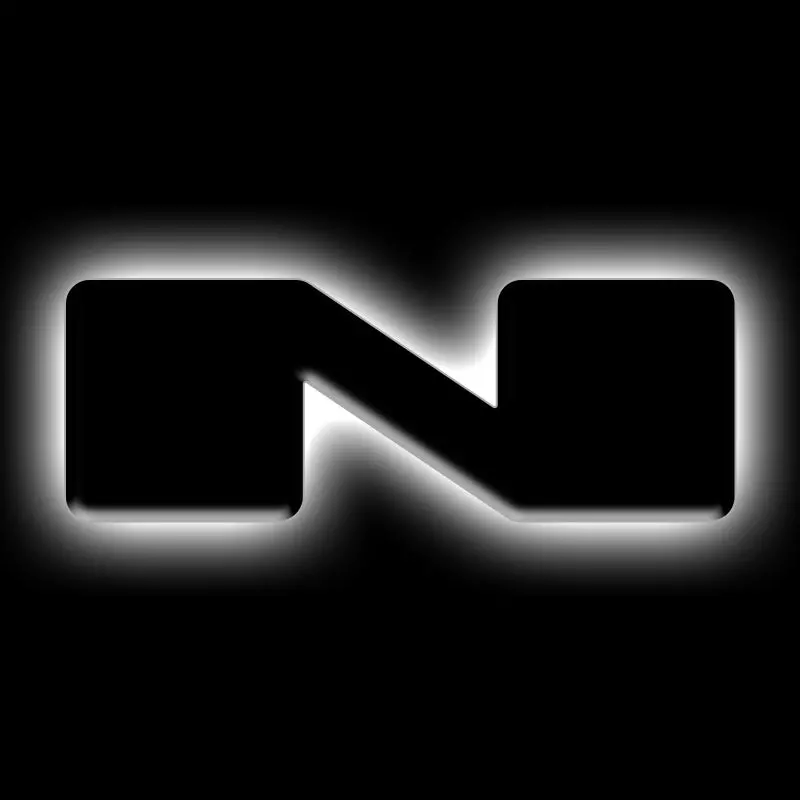 Oracle Lighting Universal Illuminated Led Letter Badges - Matte Blk Surface Finish - N 1