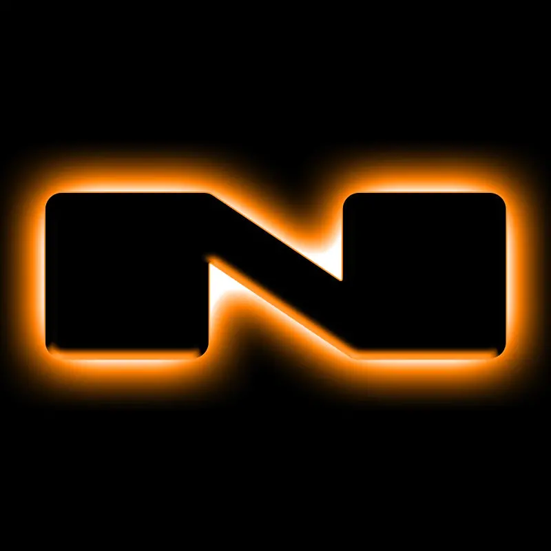 Oracle Lighting Universal Illuminated Led Letter Badges - Matte Blk Surface Finish - N 1