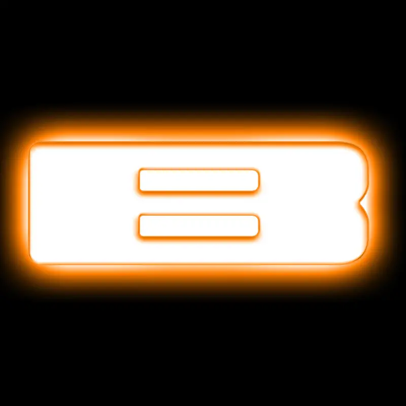 Oracle Lighting Universal Illuminated Led Letter Badges - Matte Wht Surface Finish - B 1
