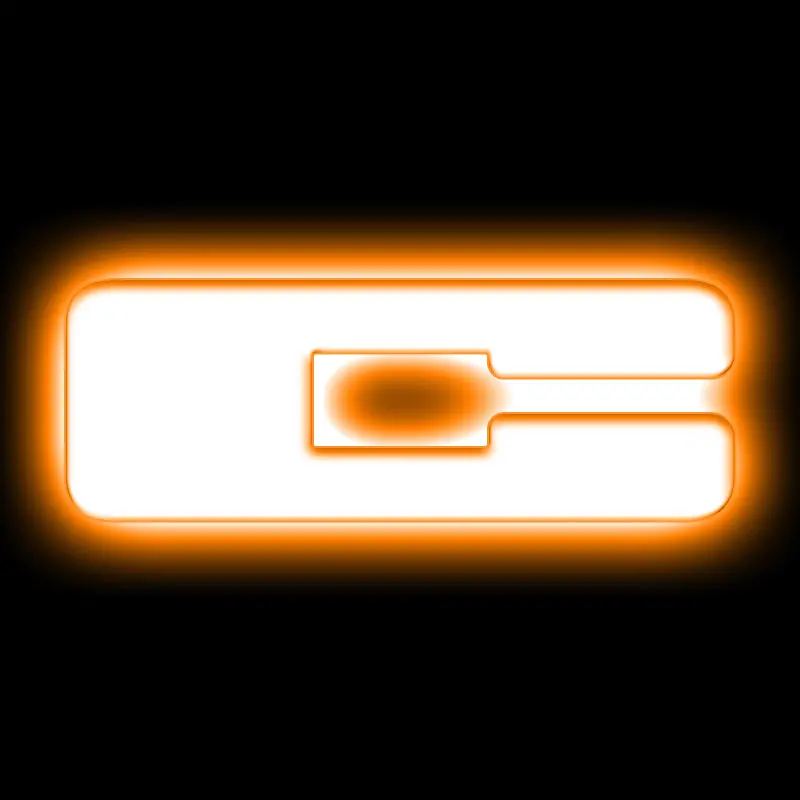 Oracle Lighting Universal Illuminated Led Letter Badges - Matte Wht Surface Finish - C 1