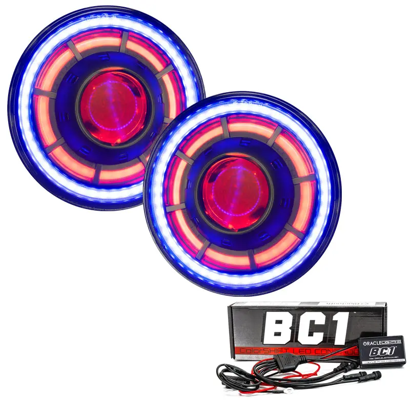Oracle Oculus 7In Colorshift Bi-Led Projector Headlights For Jeep Wrangler Jk 1