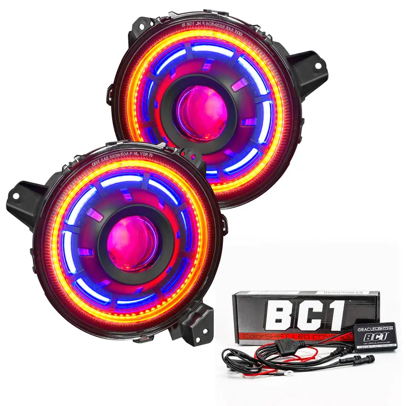 Oracle Oculus Bi-Led Projector Headlights For Jeep Jl/Gladiator Jt - W/ Bc1 Controller 1