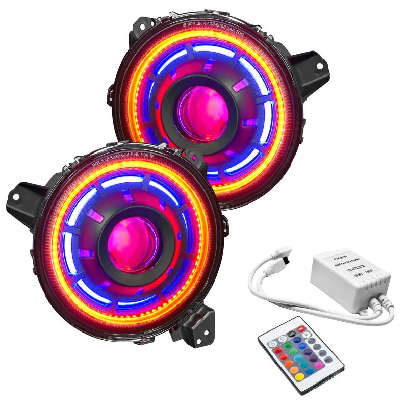Oracle Oculus Bi-Led Projector Headlights For Jeep Jl/Gladiator Jt - W/ Simple Controller 1