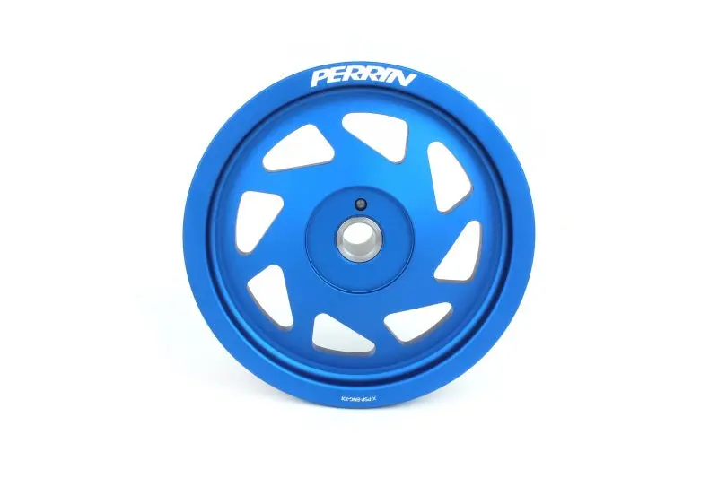 Perrin 19-21 Subaru Wrx / 16-18 Forester / 15-19 Legacy Lightweight Crank Pulley - Blue 1