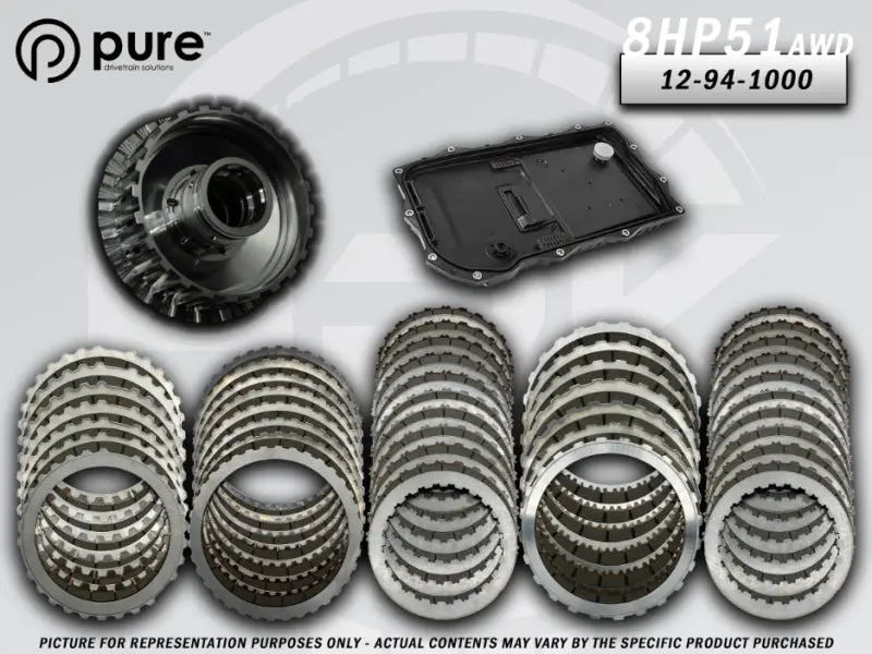 Pure Drivetrain 8Hp51 High Performance Transmission Hard Parts Kit - Awd - Stage 1 1