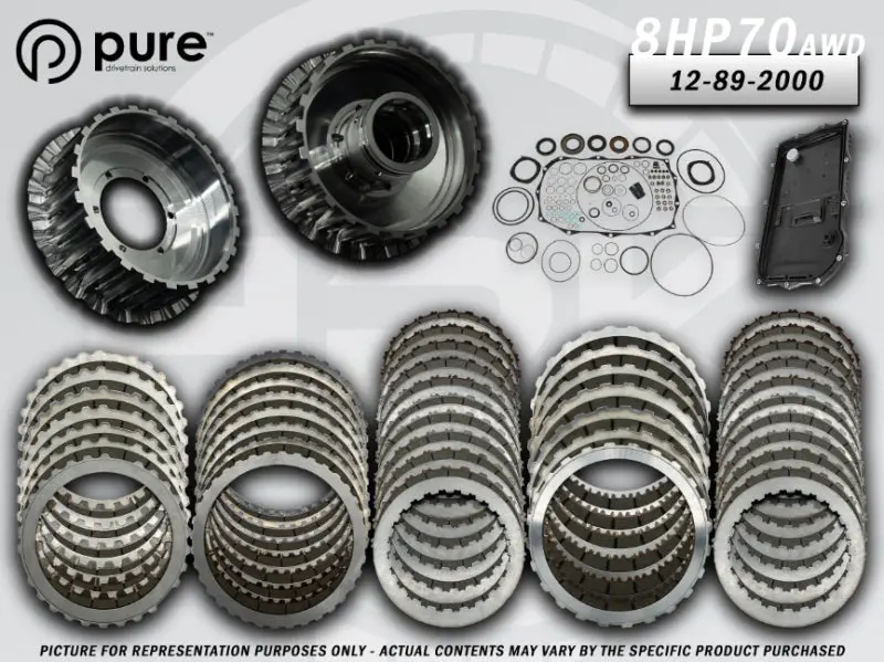 Pure Drivetrain 8Hp70 High Performance Transmission Hard Parts Kit - Awd - Stage 2 1