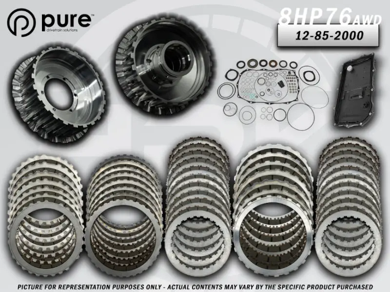 Pure Drivetrain 8Hp76 High Performance Transmission Hard Parts Kit - Awd - Stage 2 1