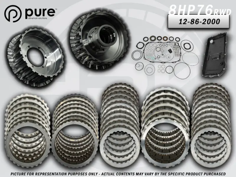 Pure Drivetrain 8Hp76 High Performance Transmission Hard Parts Kit - Rwd - Stage 2 1