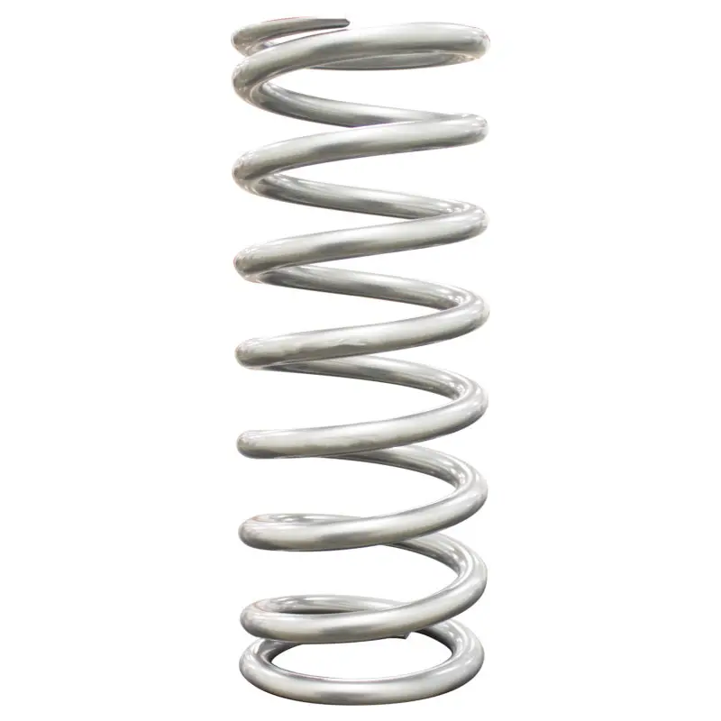 Qa1 2-1/2In Id High Travel Spring - 10In Length X 300Lbs/In - Silver Powder Coated 1
