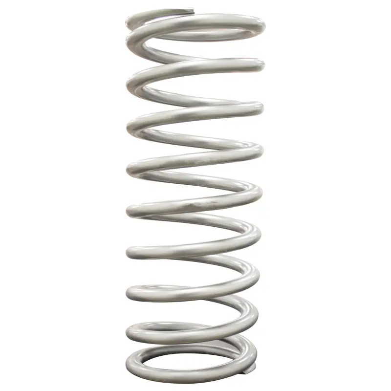 Qa1 2-1/2In Id High Travel Spring - 12In Length X 110Lbs/In - Silver Powder Coated 1