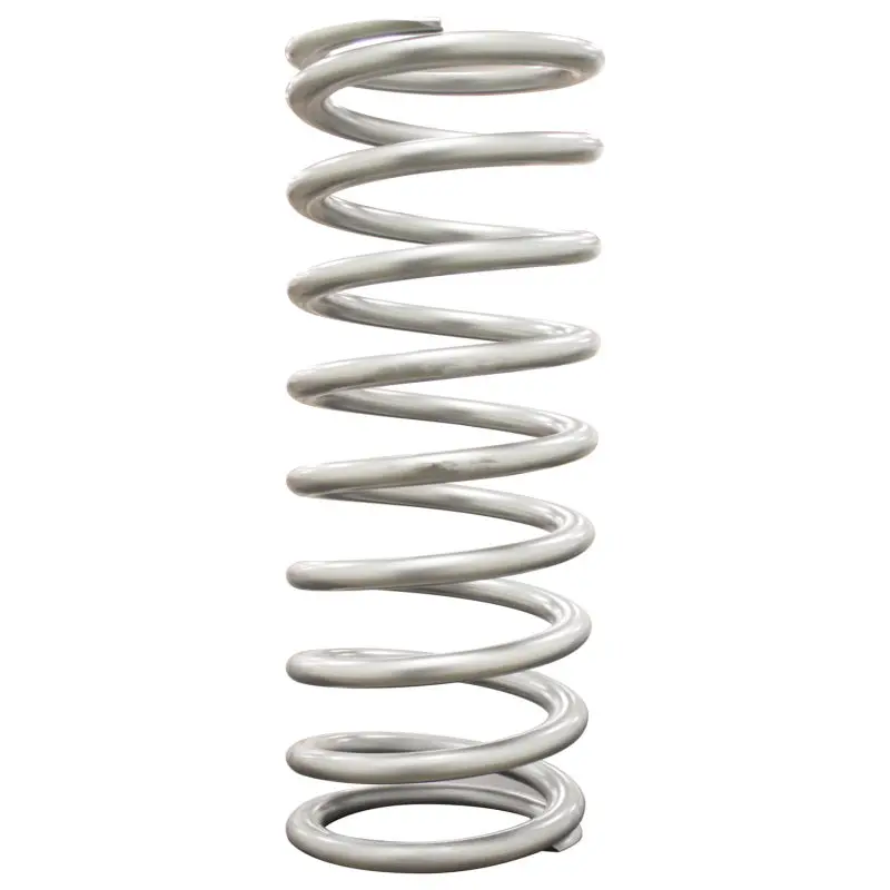 Qa1 2-1/2In Id High Travel Spring - 12In Length X 110Lbs/In - Silver Powder Coated 2