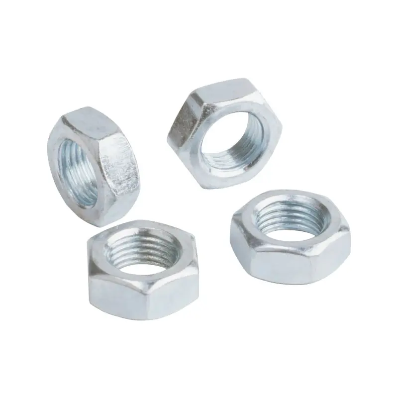 Qa1 Jam Nut - 3/8-24 Left Hand - 9/16In Hex 7/32In Wide - Steel 1