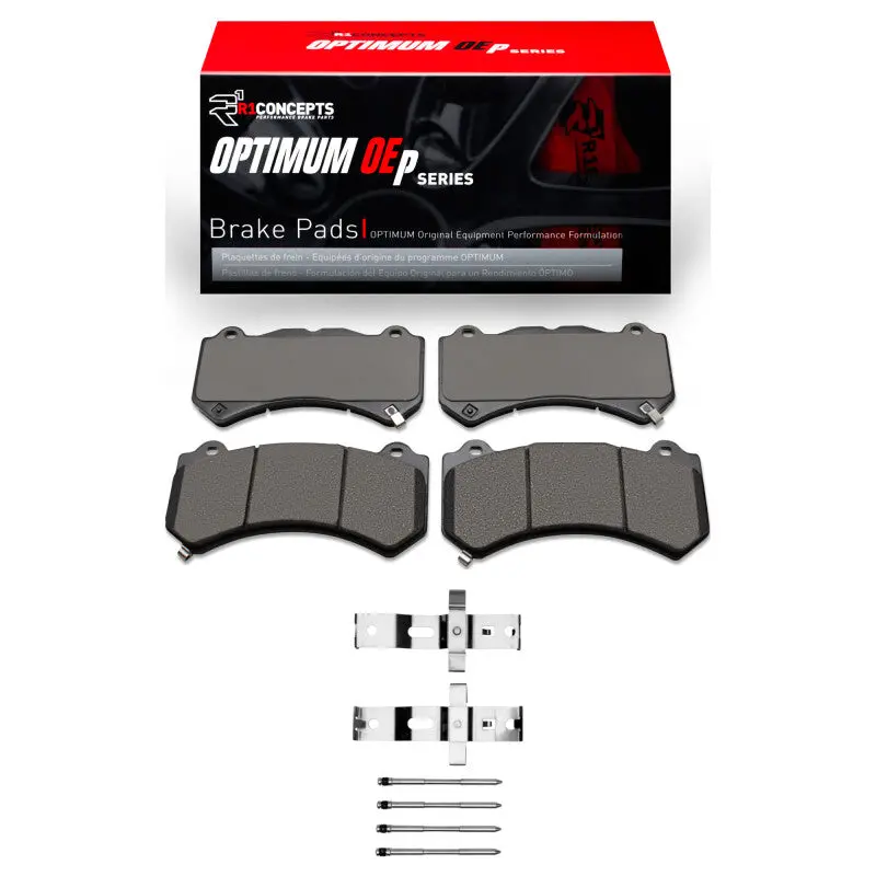 R1 2012-2025 Dodge Durango Front R1 Optimum Oe Pads & Hardware Kit 1