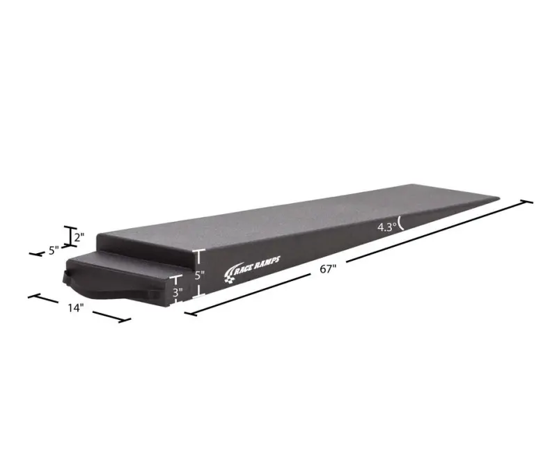Race Ramps 5In. Trailer Ramp - 4.3 Degree Approach Angle 1