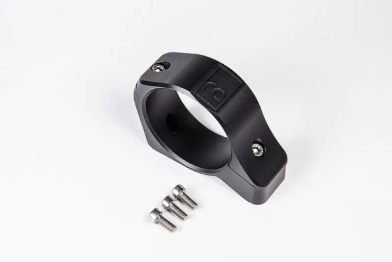 Radium Engineering 2-Piece Fuel Pump Clamp 60Mm - Black W/ Logo 1