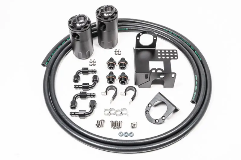 Radium Engineering 90-05 Mazda Mx-5 Dual Catch Can Kit Fluid Lock 1