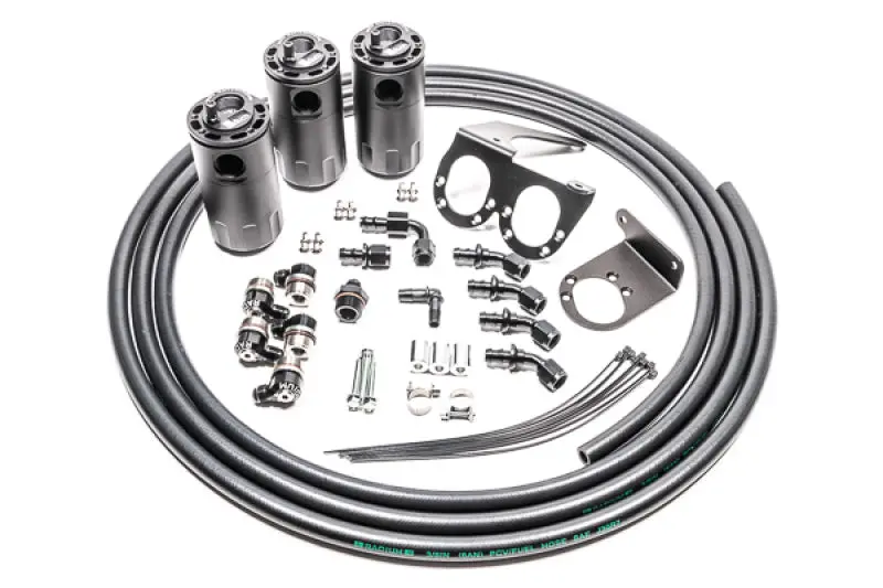 Radium Engineering Triple Catch Can Kit Nissan R35 Gt-R Fluid Lock 1