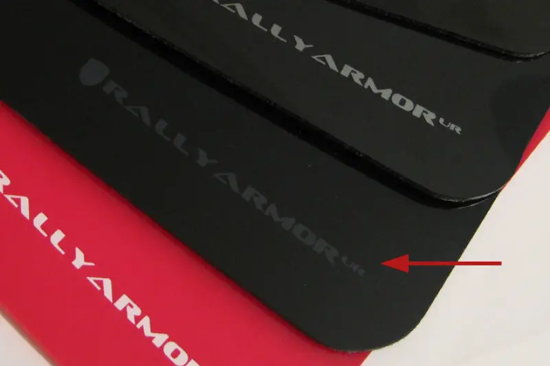 Rally Armor 03-08 Subaru Forester Black Ur Mud Flap W/ Grey Logo 2