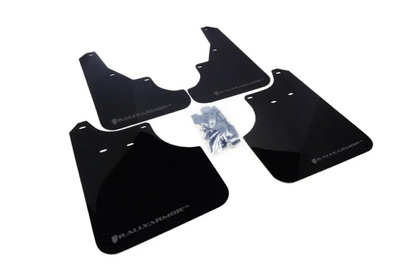 Rally Armor 09-13 Subaru Forester Black Ur Mud Flap W/ Grey Logo 1