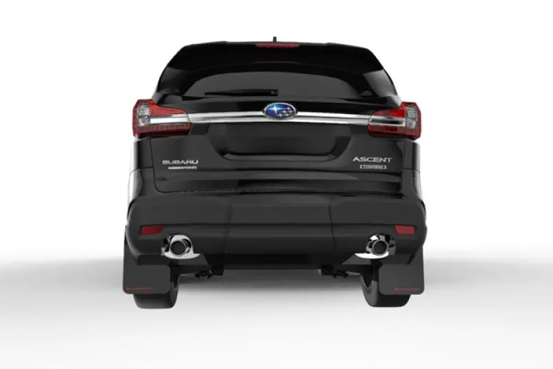 Rally Armor 18-26 Subaru Ascent Black Ur Mud Flap W/Red Logo 2