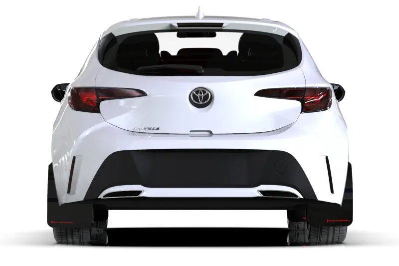 Rally Armor 18-26 Toyota Corolla Hatchback Black Ur Mud Flap Red Logo 2