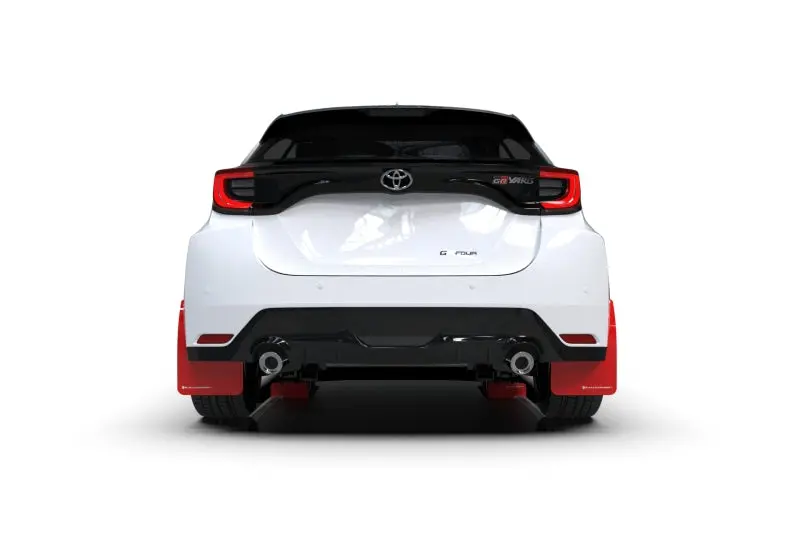 Rally Armor 20-26 Toyota Gr Yaris Red Mud Flap W/White Logo 2