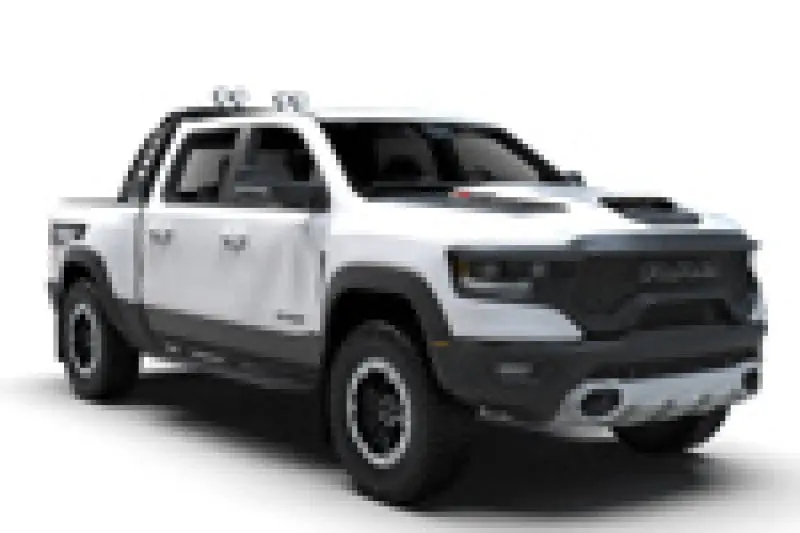 Rally Armor 21-25 Dodge Ram 1500 Trx Black Ur Mud Flap - Red Logo 2