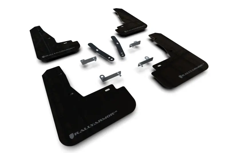 Rally Armor 22-24 Kia Ev6 Black Ur Mud Flap Dark Grey Logo 1