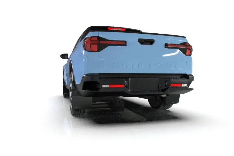 Rally Armor 22-26 Hyundai Santa Cruz Black Ur Mud Flap W/Red Logo 2